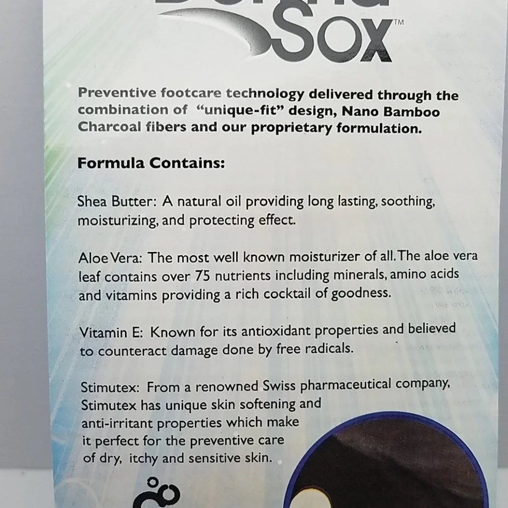 Derma Sox Nano Bamboo Charcoal Fiber Dry Skin.